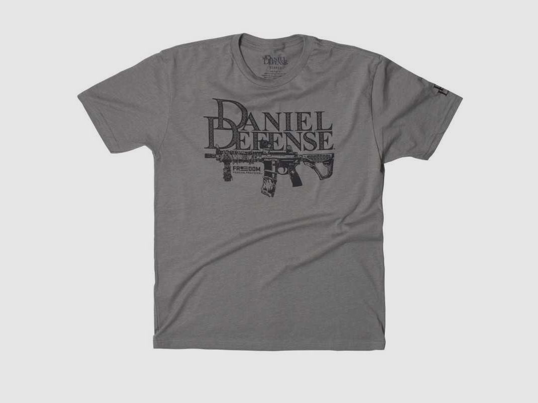 T-Shirt Daniel Defense Classic Grau - T-Shirt Daniel Defense Automatic Grau