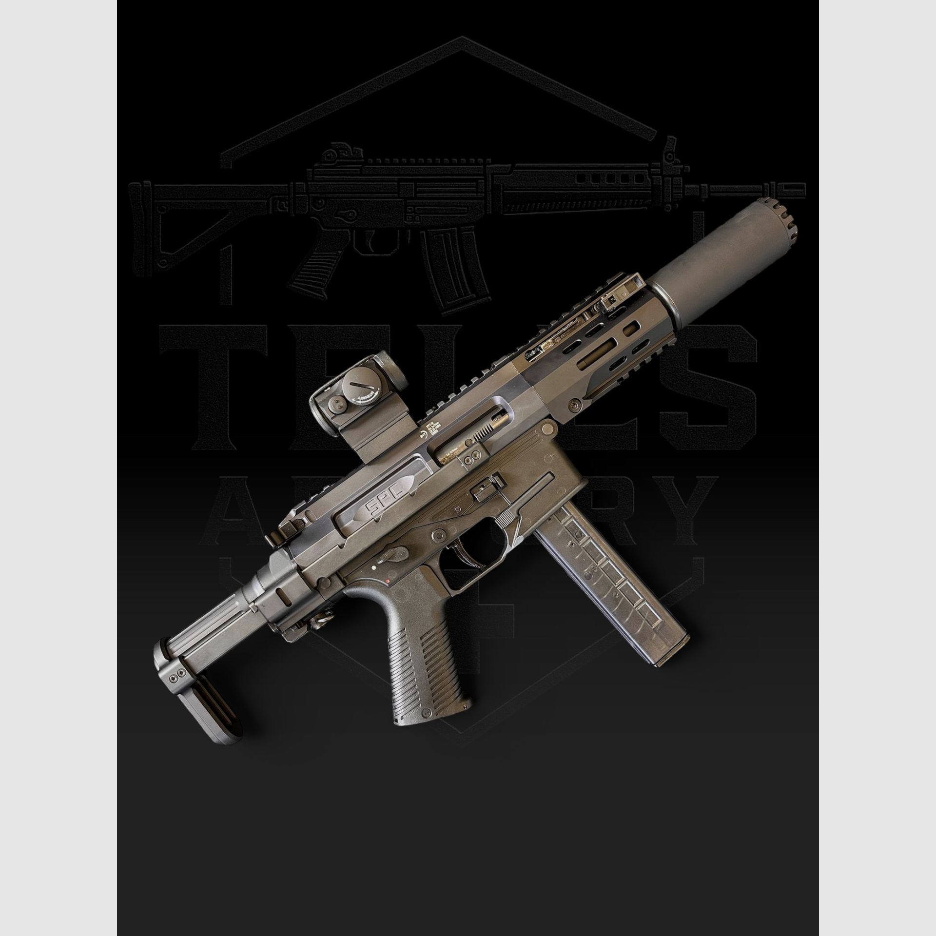 B&T SPC SD PDW, 9x19mm, BLK, Bild 3 von 4