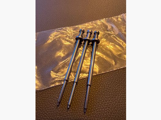 3x steel roll pins / roll pin punches (splint drivers) – like new