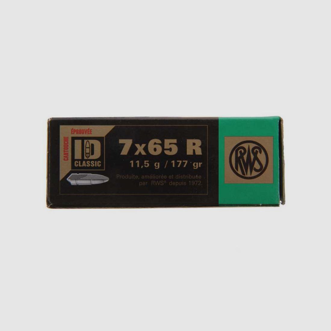 Büchsenpatronen RWS ID Classic 7x65R 11,5g,177gr !!!