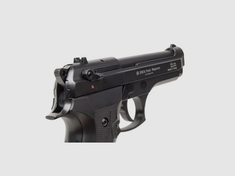 EKOL Firat Magnum Black 9mm P.A.K. - Gas Signal - Blank Firing Pistol, image 8 of 8