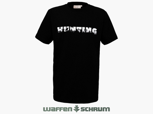 Hubertus T-Shirt Hunting Schwarz