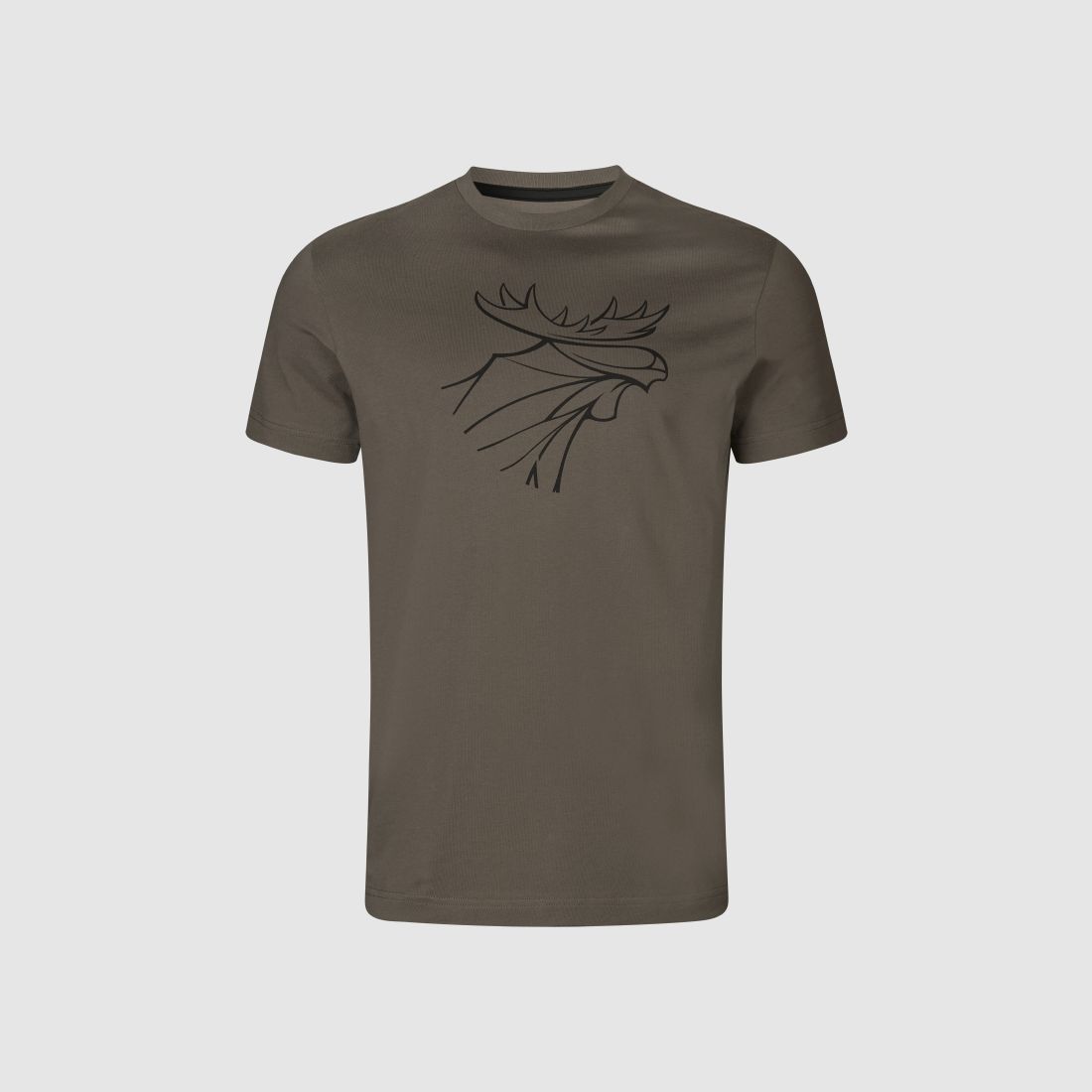 Hrkila Graphic Shirt 2er - Pack Braun Grau