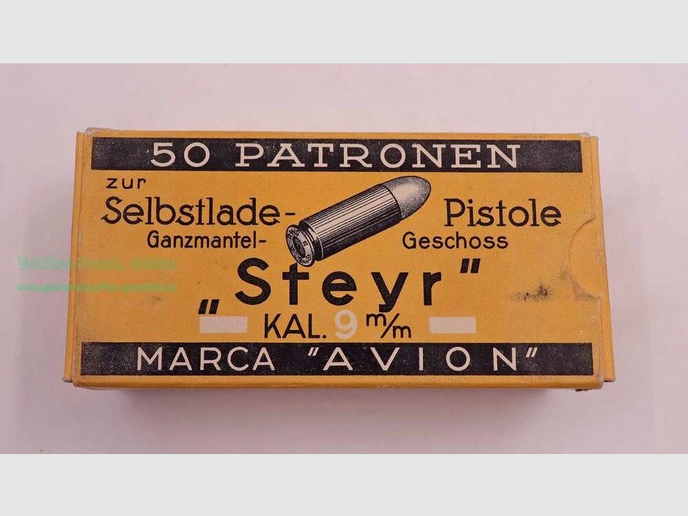 RWS (WZd.Fa.Rottweil) munición para pistolas 9mm Steyr