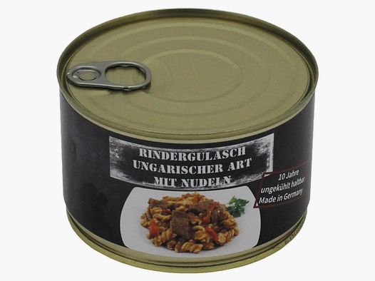 MFH MFH Rindergulasch ungarisch mit Nudeln Vollkonserve 400 g
