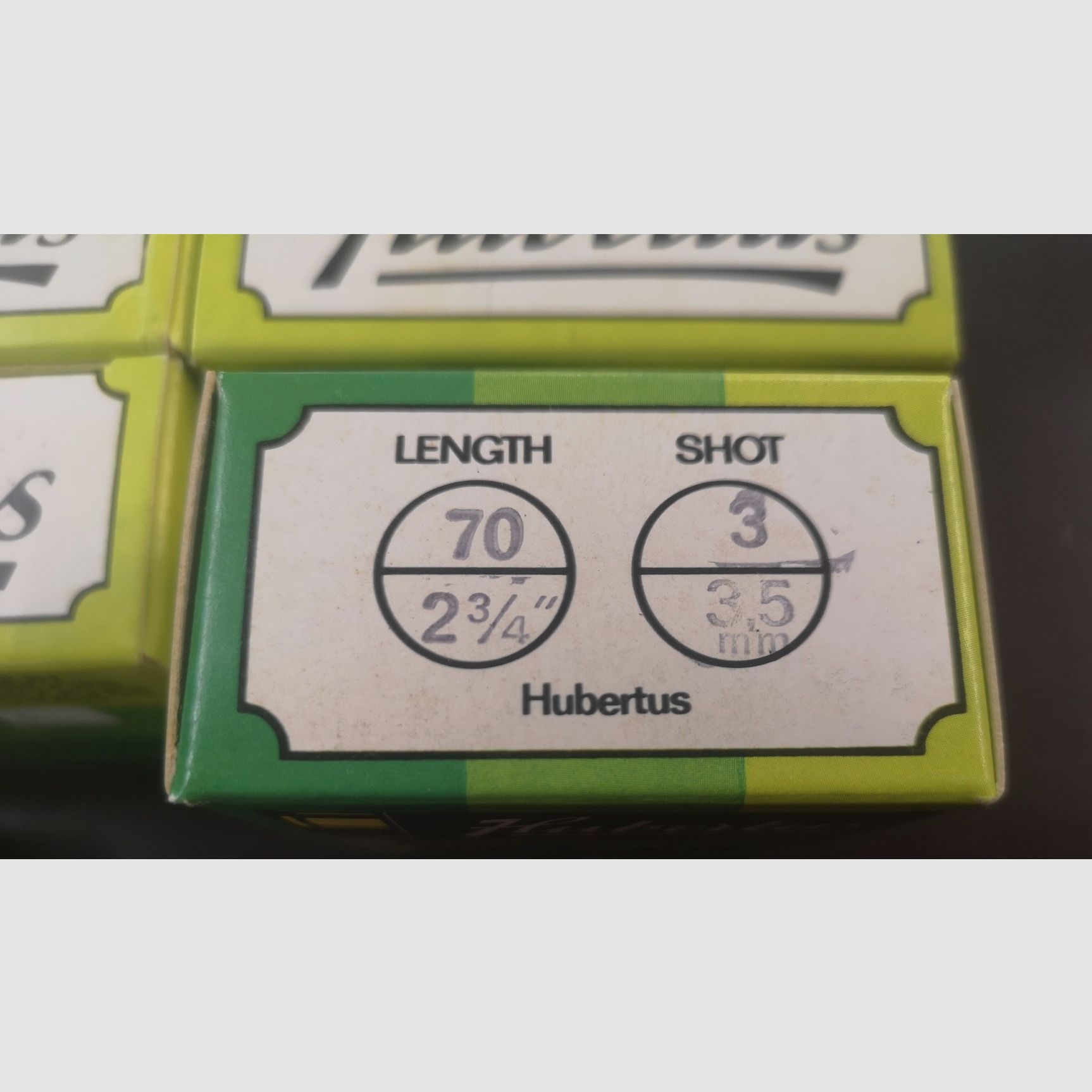 20/70 Schrotpatronen  200Stk. Hubertus  3,5mm