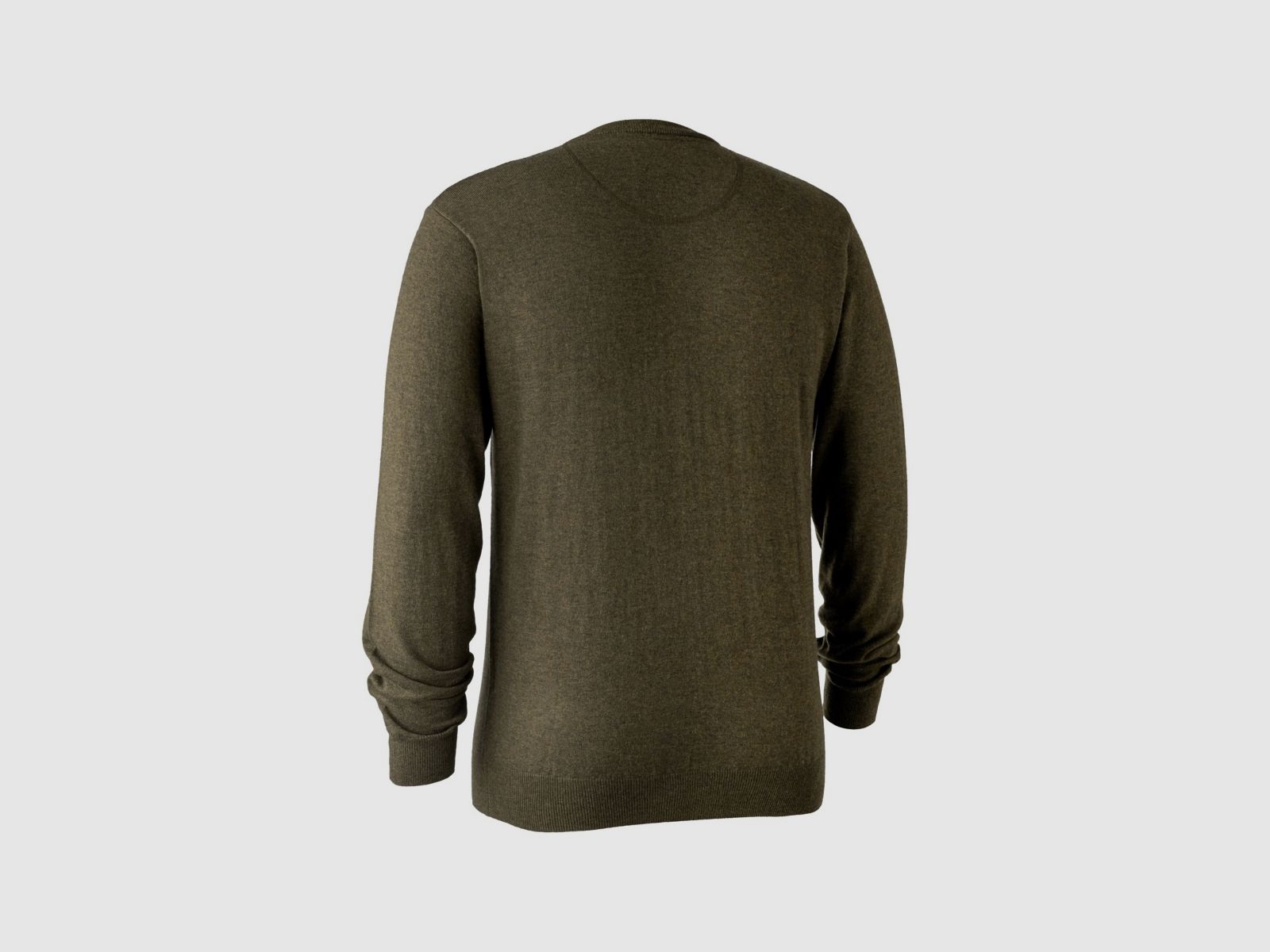 DEERHUNTER Kingston pullover with V-neck Cypress