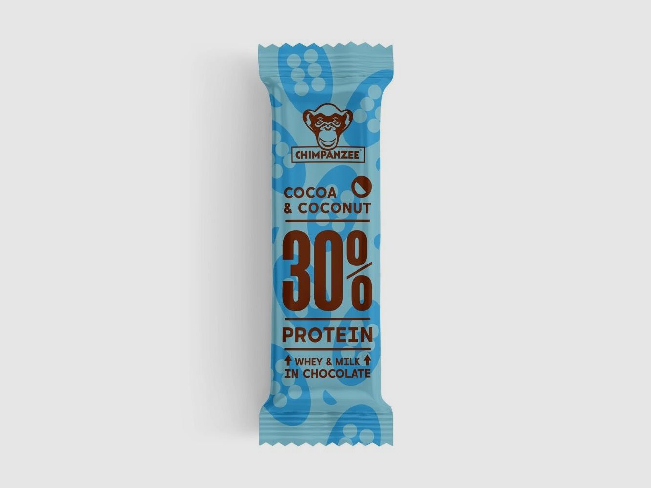 Barra de proteína Chimpanzee 30% cacao y coco, imagen 1 de 3