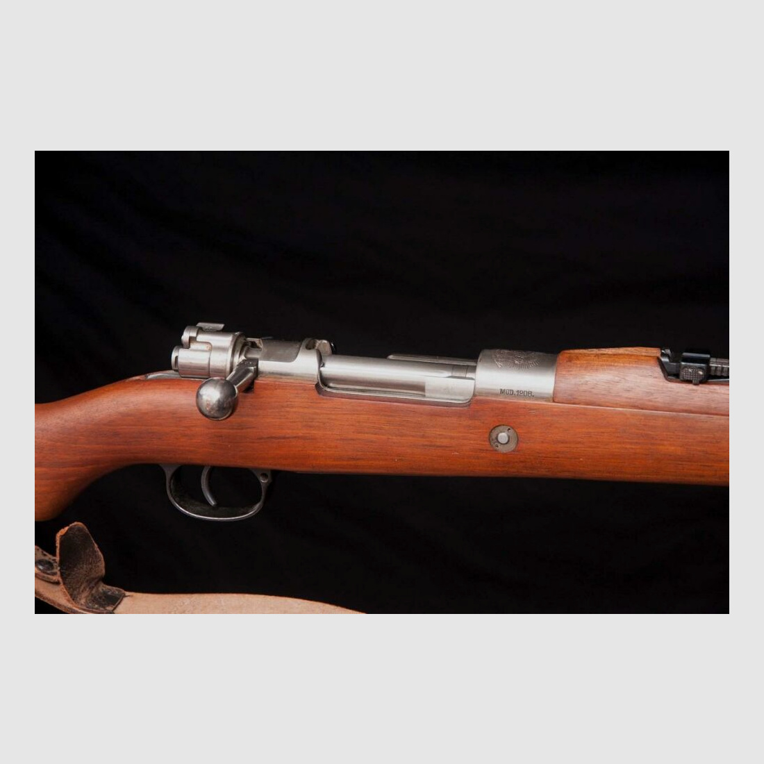 DWM Berlin Mauser 98 DEKO Mod 1908 Brasilien mit nummerngleichen Bajonett