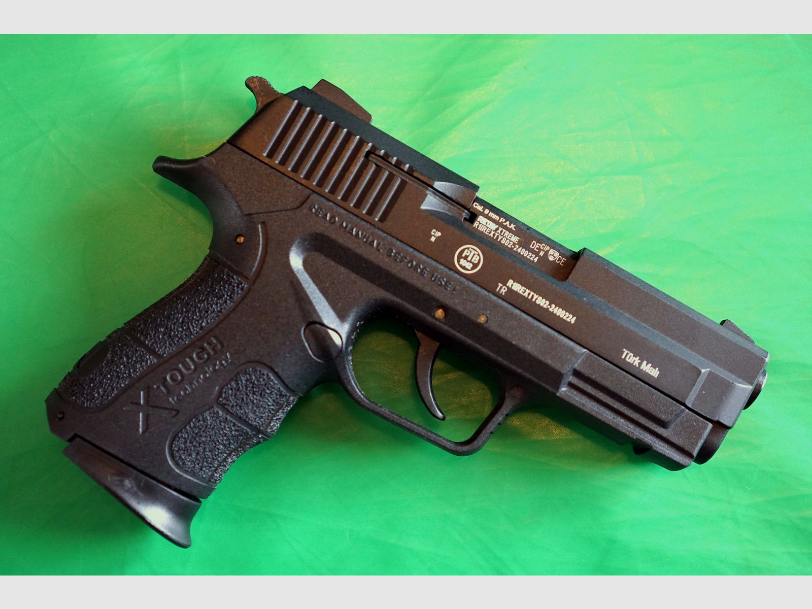 Retay X Treme Schreckschuss Pistole 9mm P.A.K. brüniert (PTB 1042) NEU!