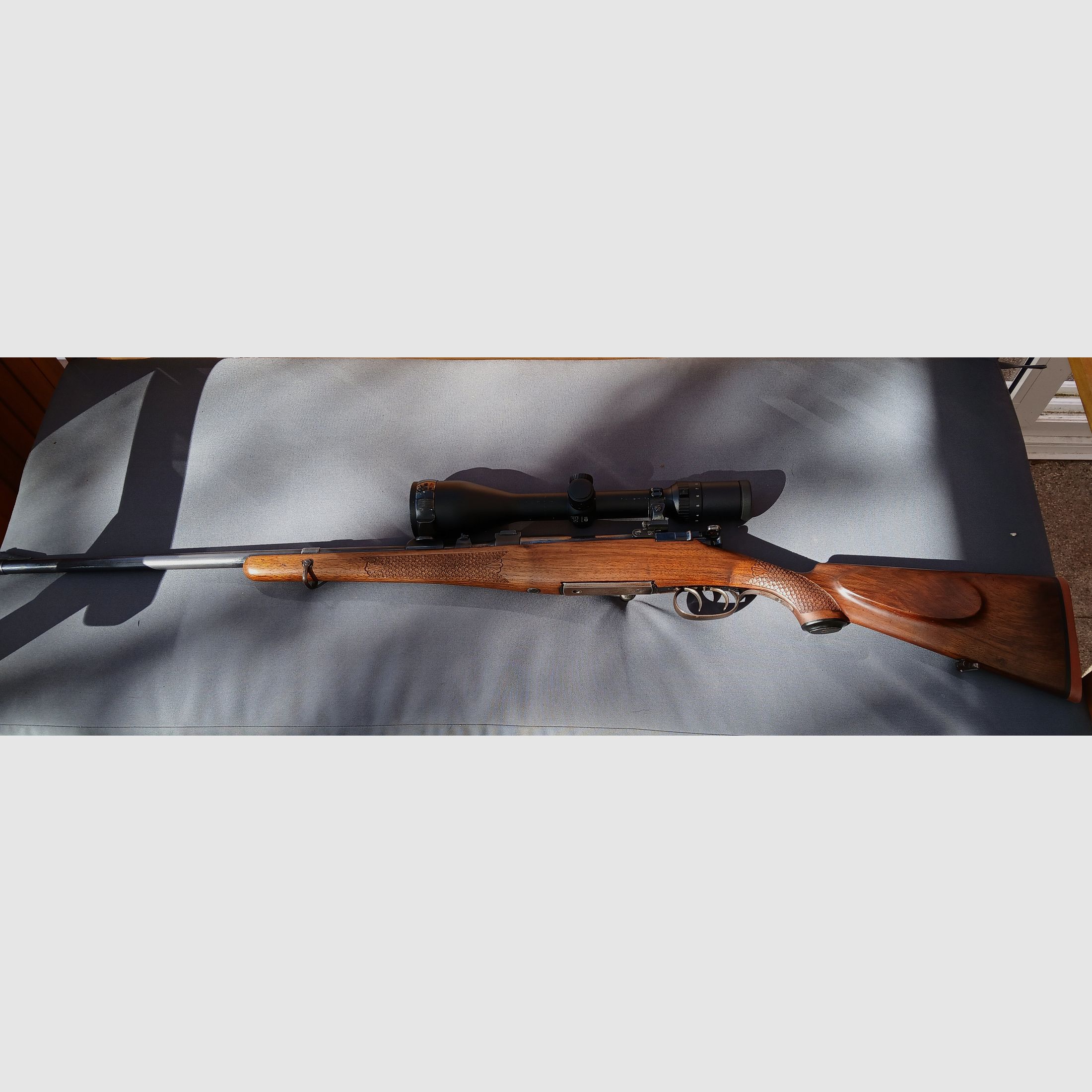 Mannlicher Schönauer Mod.1950 con punto de luz Meopta vidrio
