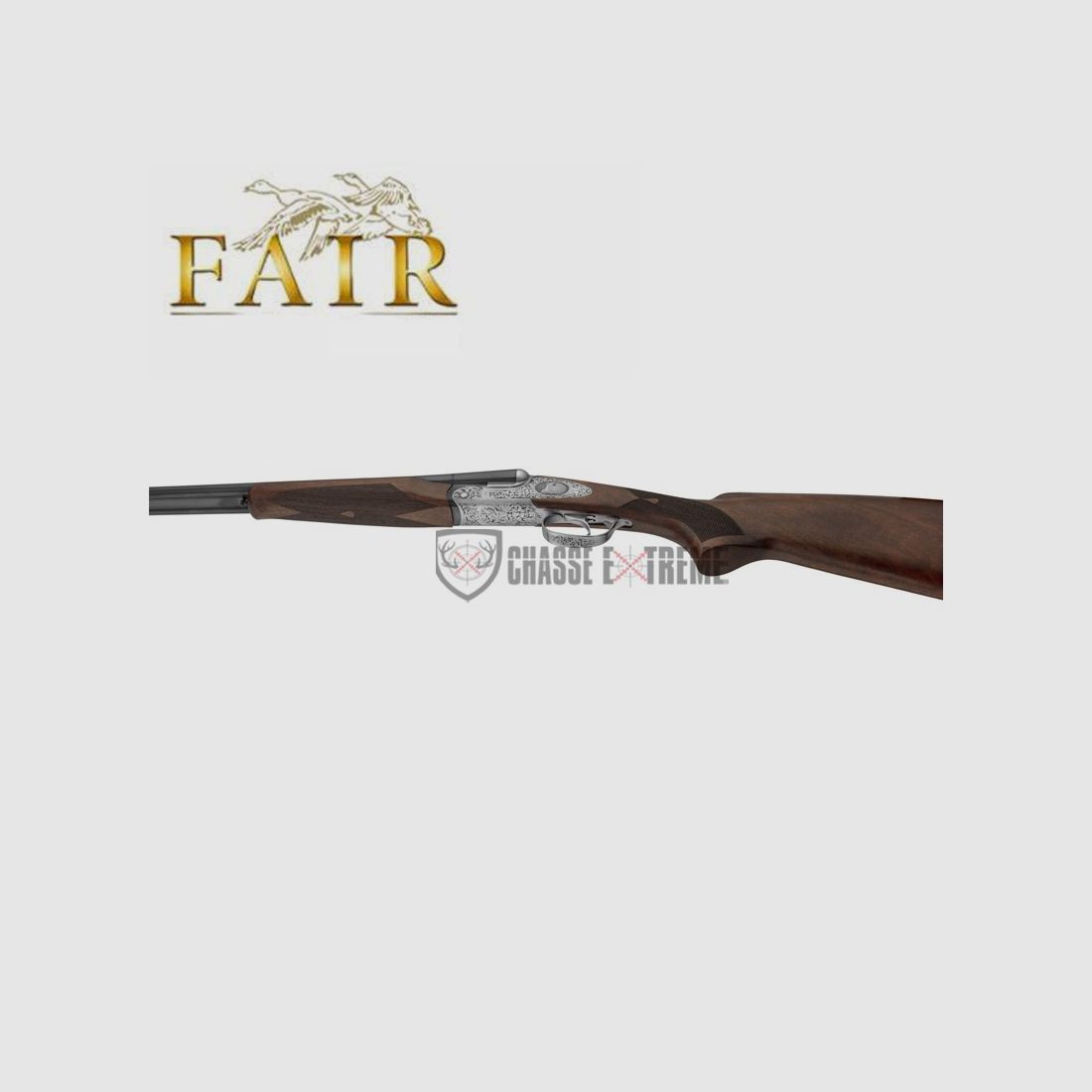 Bockdoppelbüchse FAIR Iside Prestige Ejecteur Stahl 55cm, Bild 3 von 11
