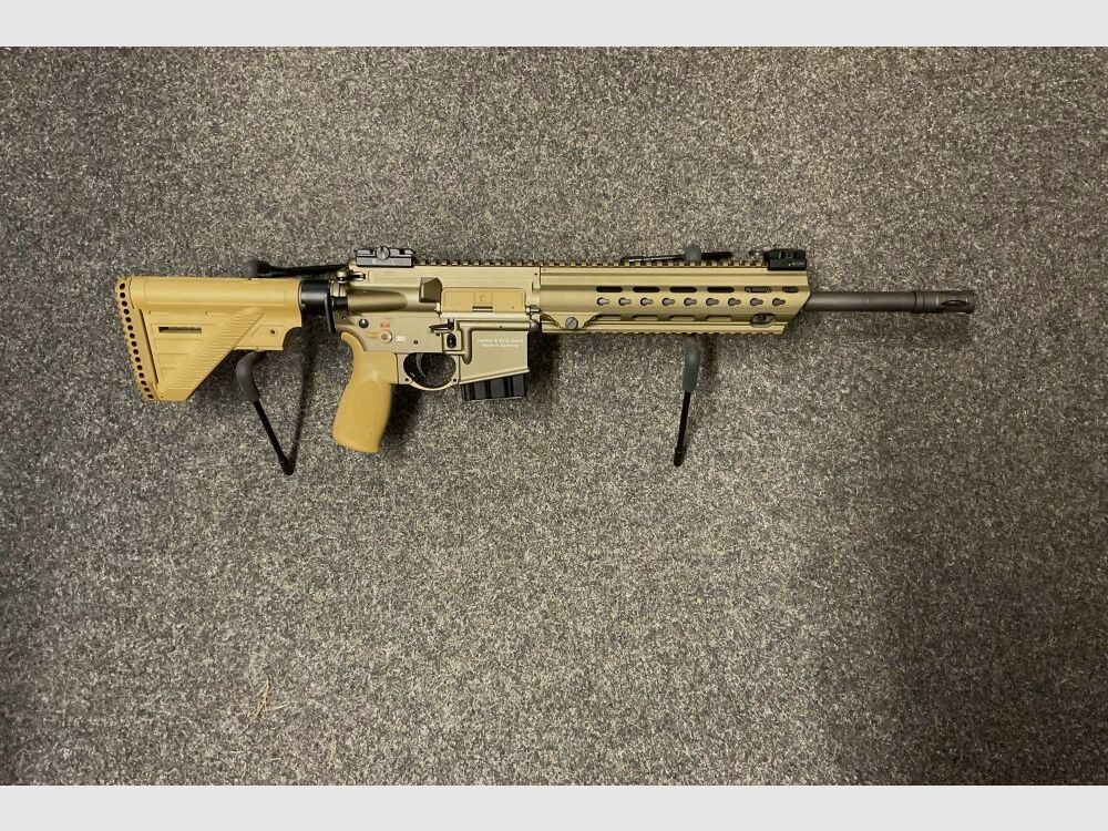 Heckler & Koch MR 223 A3 14.5 inches in sand