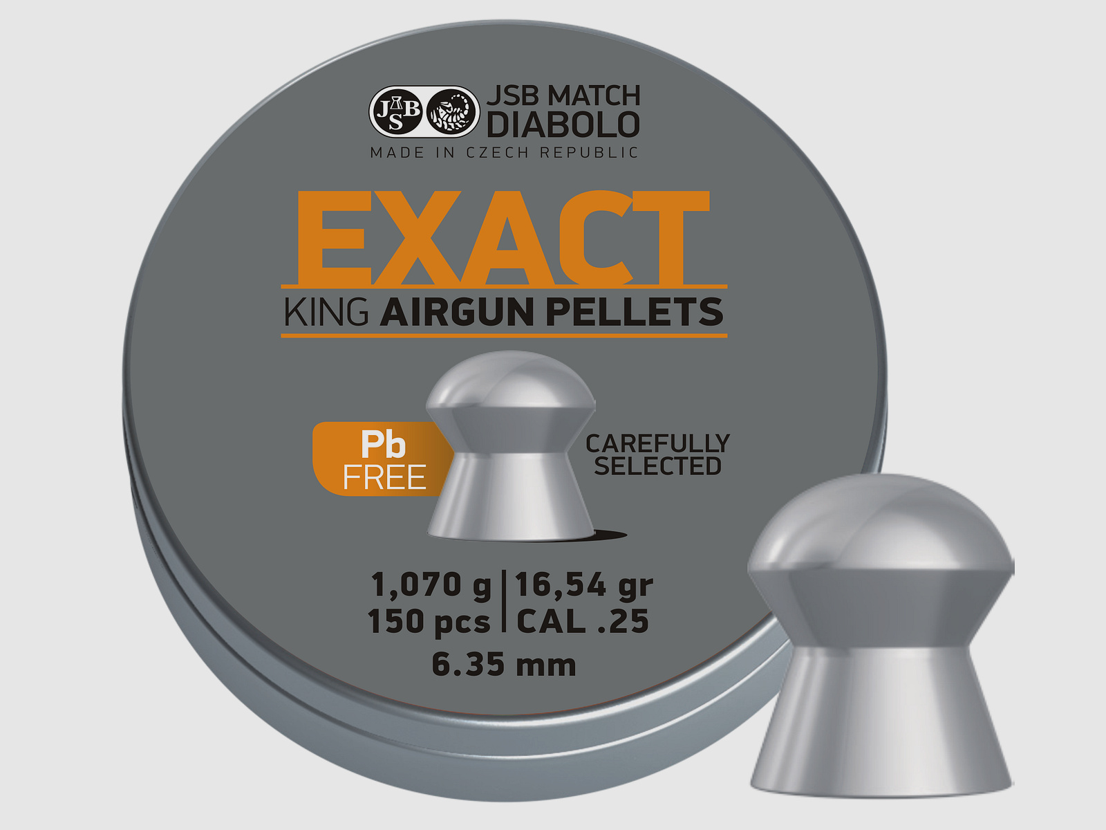 JSB Exact King bleifrei, Kal. 6,35mm,