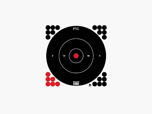 5 Scheiben Bullseye weiß 30cm