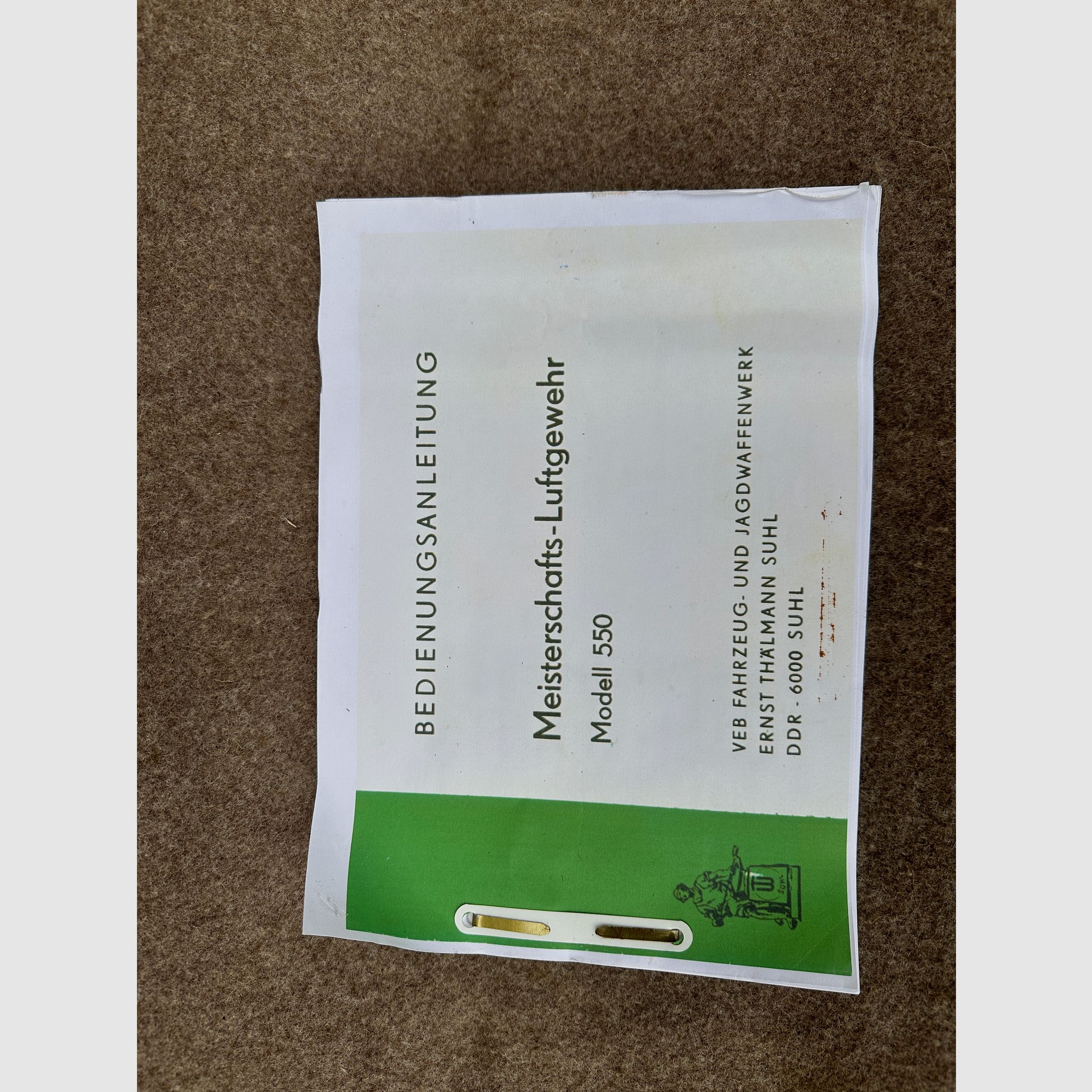 Haenel MLG 550 mit originalem Zubehör extrem selten