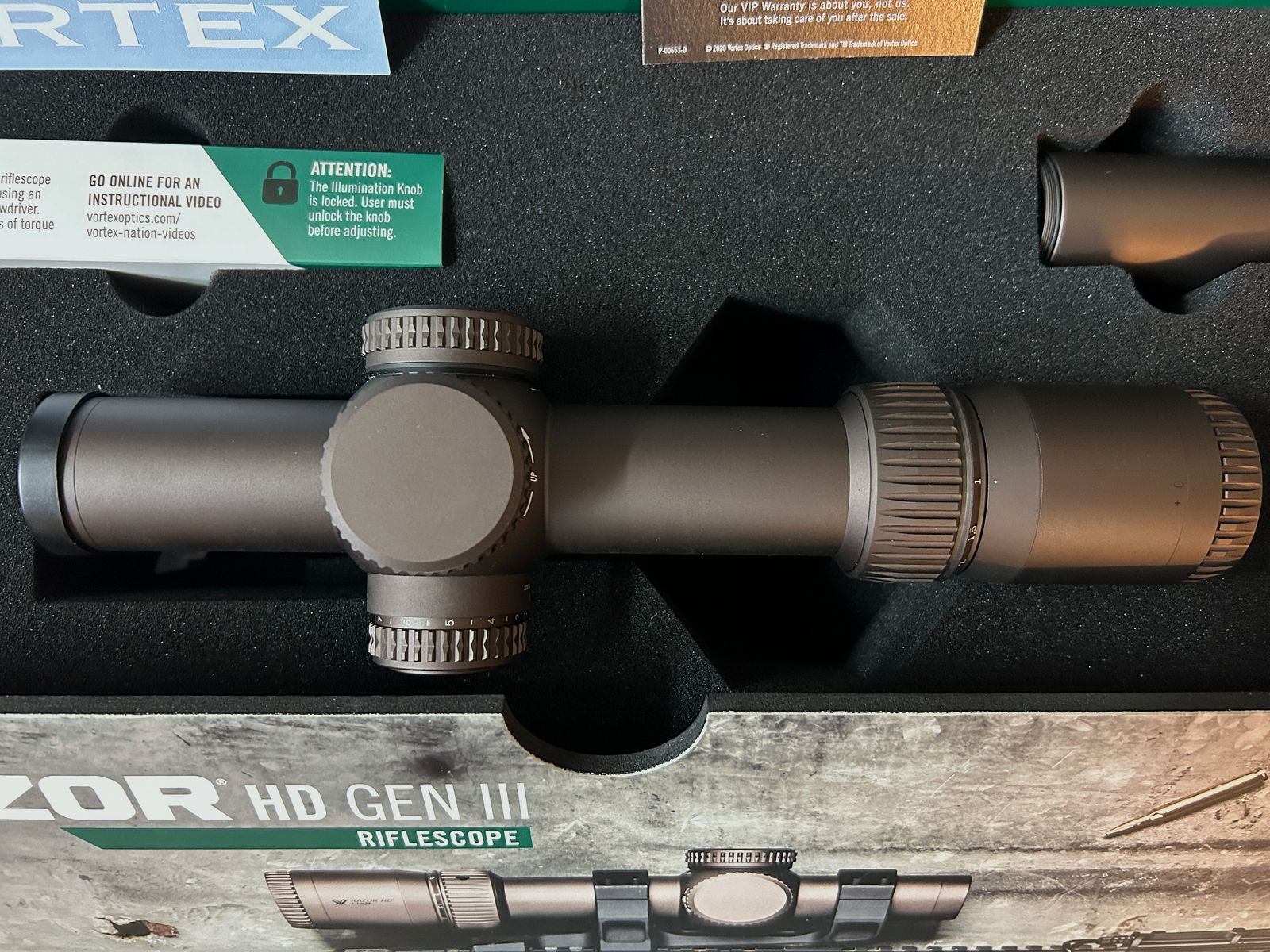 Vortex Razor HD Gen III 1-10x24 MRAD