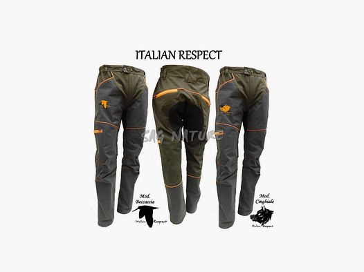 SAGNATURE BROEK ITALIAN RESPECT IN KATOEN - CINGHIALE