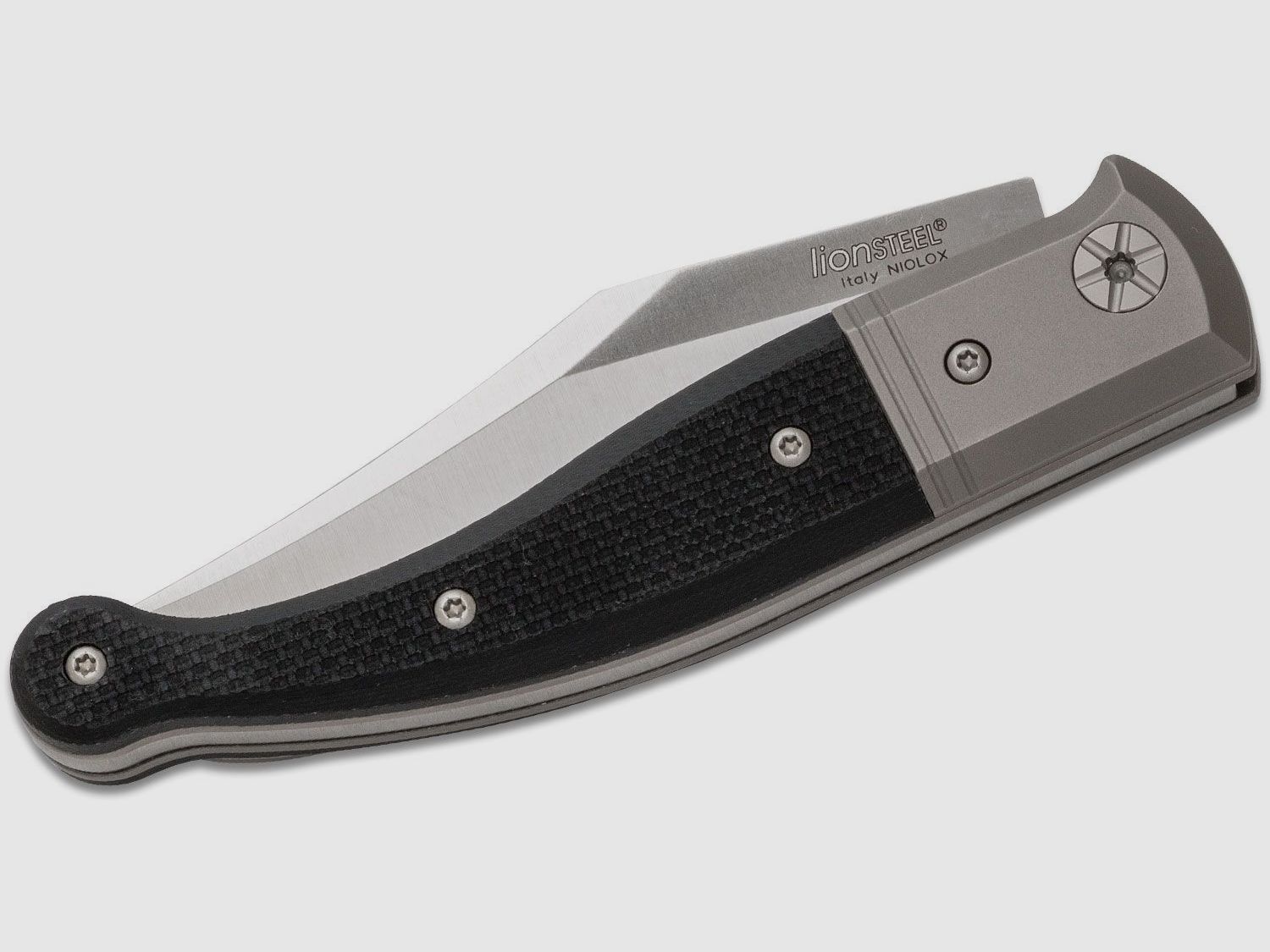 Gitano GT01 GBK, Niolox Clip Point-Klinge, schwarzer G10-Griff | 97324