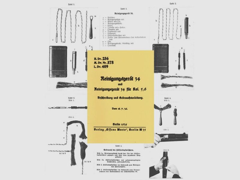 Nachdruck Dienstvorschrift zum Reinigungsgerät 24 für den Karabiner 98k