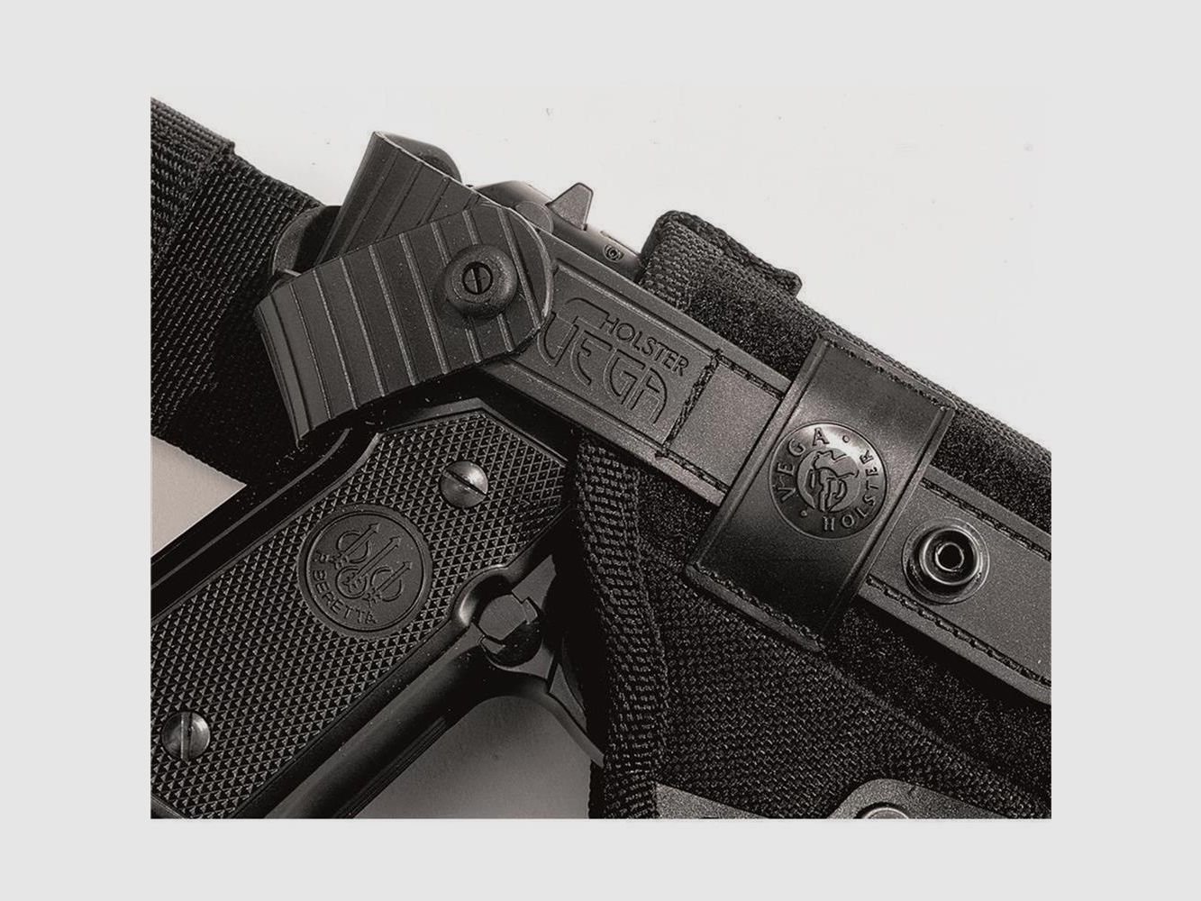 Taktisches Oberschenkelholster mit doppelter Sicherungslasche Glock 20/21/29/30/36, H&K USP/P30L, SFP9-VP9, CZ P07, Walther P99/PPQ,Beretta APX OD Green Linkshänder