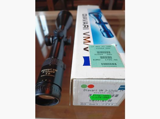 Zeiss 3-12x56 VM   Innenschiene Leuchtabsehen 40
