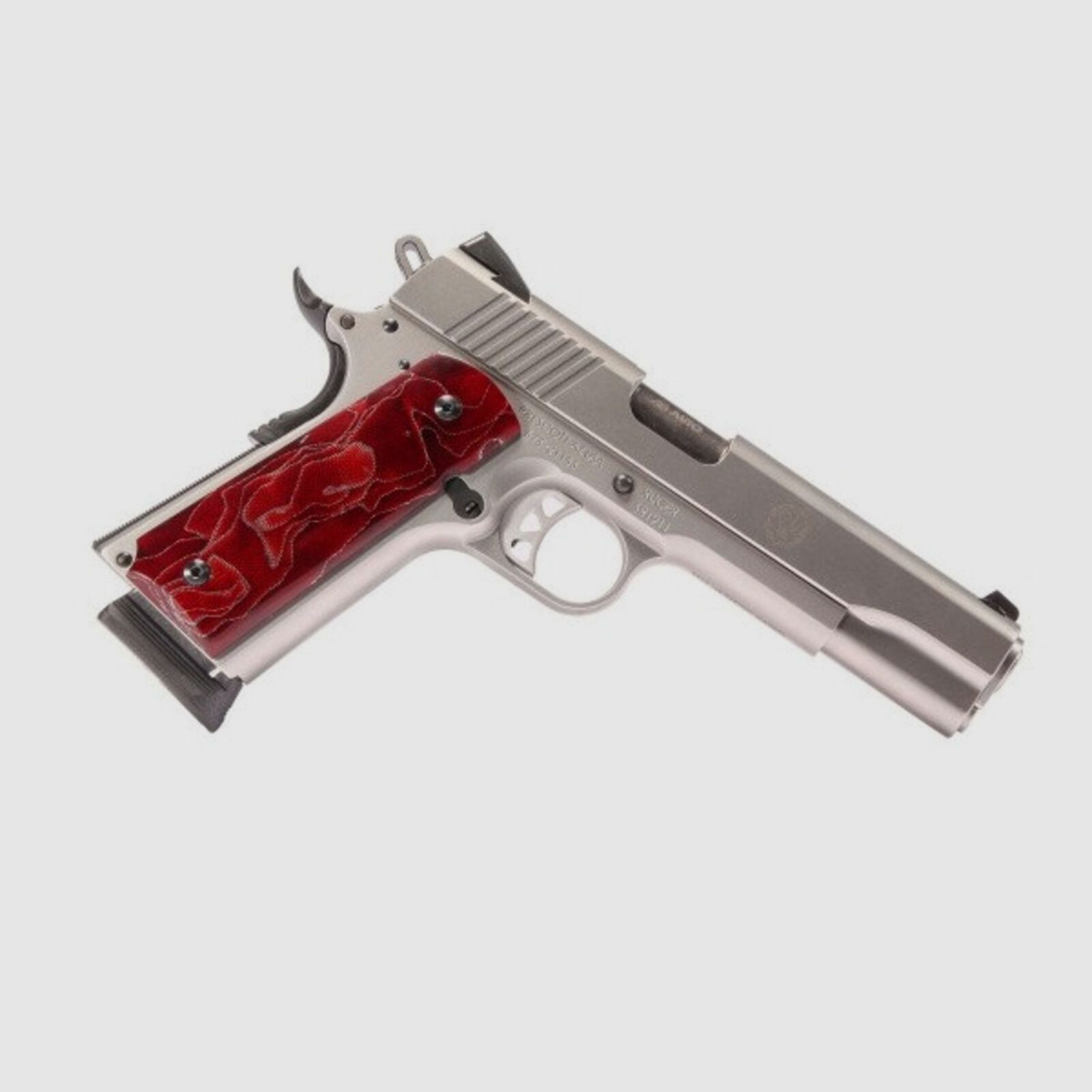 Pachmayr Griff Custom Alume rot Colt 1911