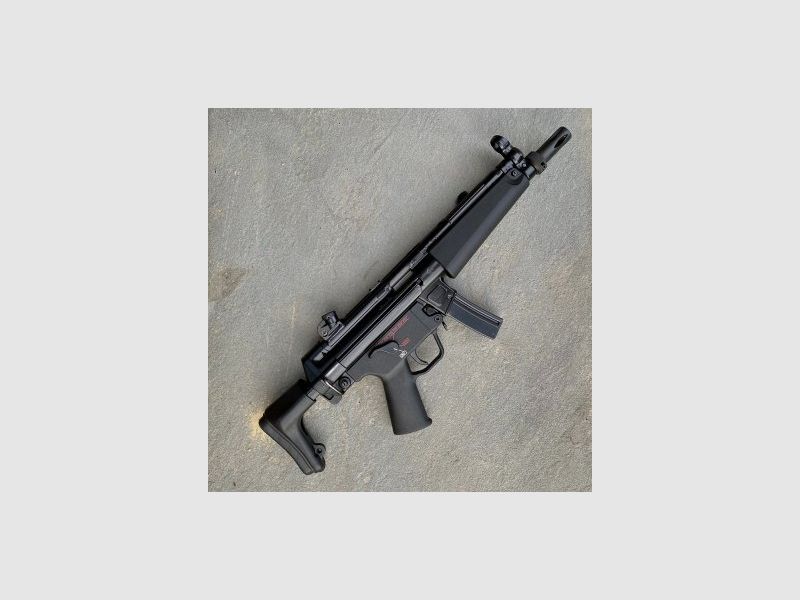 HK MP5 MP5k tłumik płomieni NOWY - Heckler & Koch SP5 SP5k PDW HK94 B&T BT96 MKE T94 SAR M41/05 G3 Mr223 Mr308