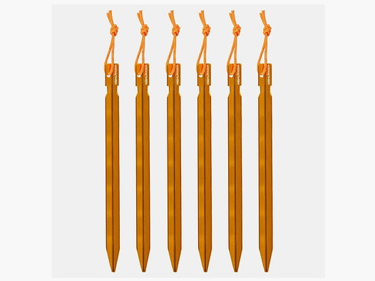 Highlander Highlander Piquets en aluminium 7 pouces 6 pièces