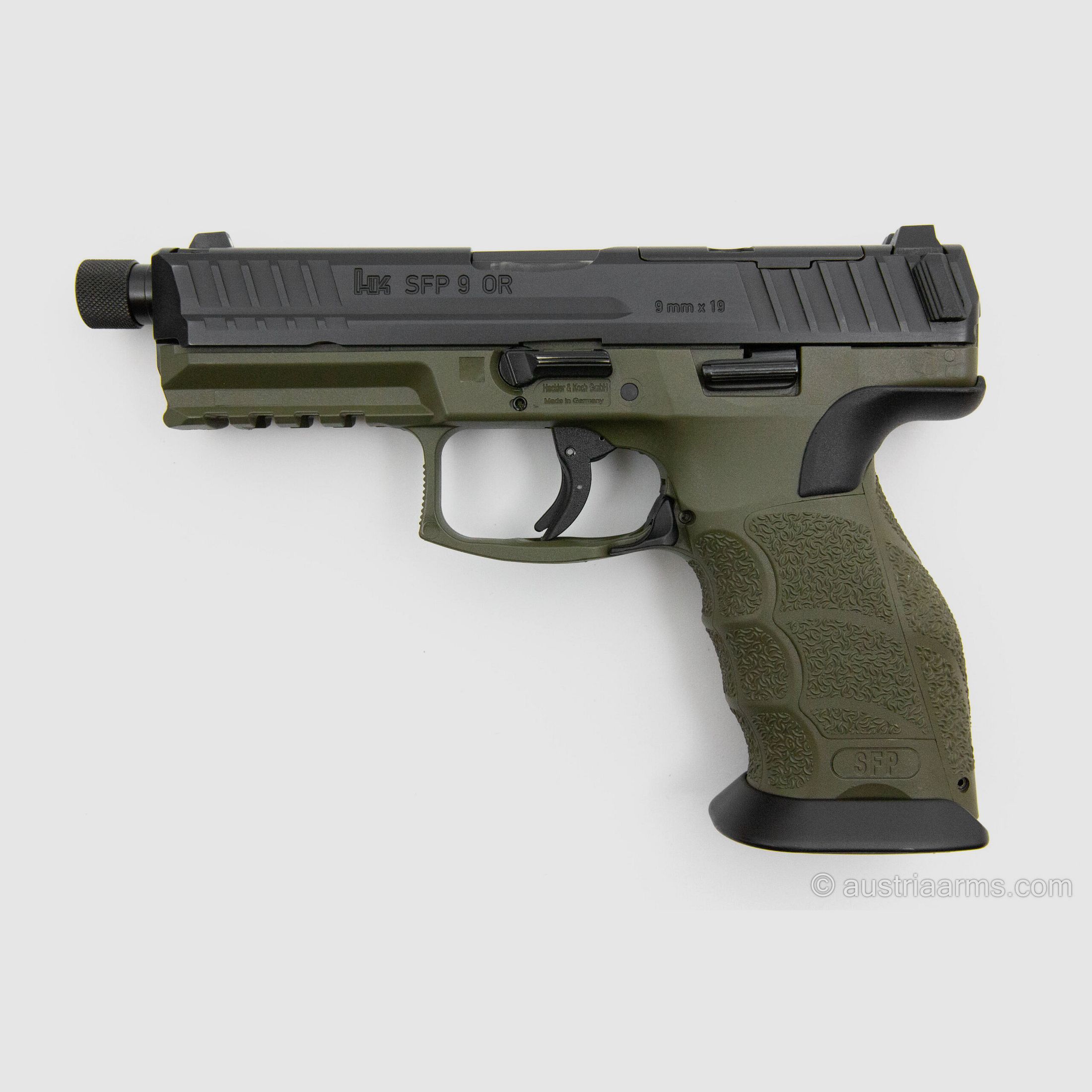 Heckler & Koch SFP9 OR TACTICAL Military Olive Green, neuwertige Vorführwaffe, 9 x 19 mm, Bild 1 von 5