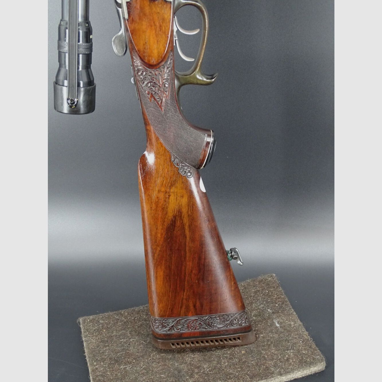 Sodia Kettner BBF cuerno de búfalo sistema de perforación grabado ZF Kahles rifle de cerrojo