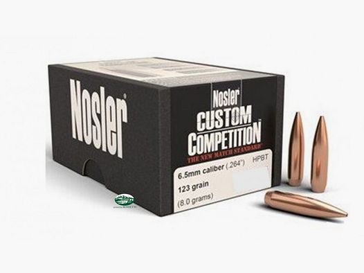 NOSLER pociski CUSTOM COMPETITION kal.6,5 (264) - 123gr HPBT opakowanie 250 szt. 53440