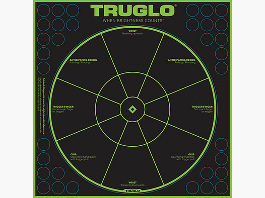 Cible de tir Truglo pour pistolet
