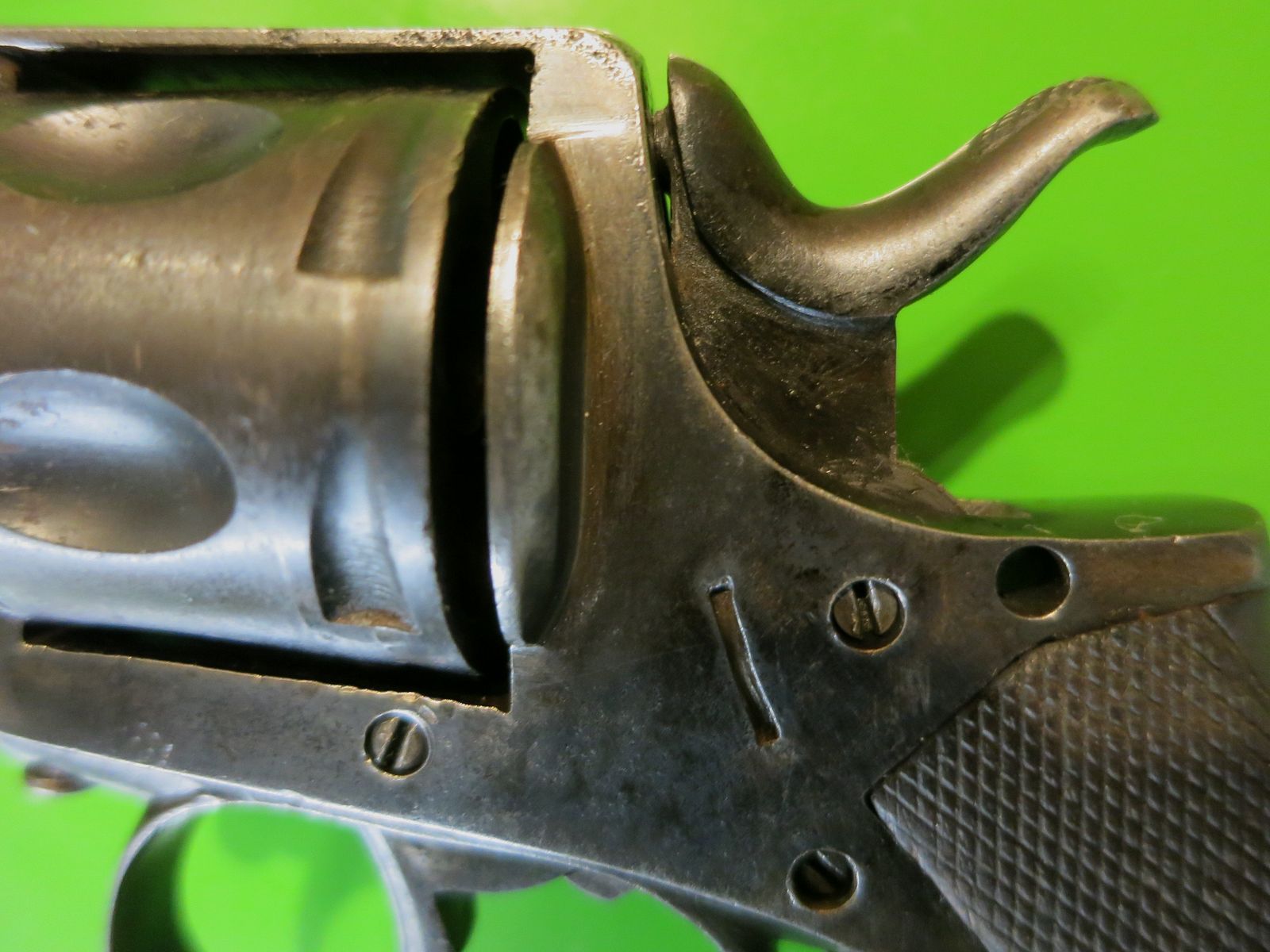 British Bulldog Revolver im Taschenformat, 6-schüssig, Kal. 7 mm/.320     #91-, Bild 11 von 14