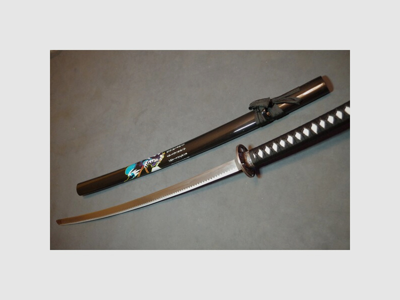Schwert Katana mit Scheide und toller Verzierung auf der Scheide