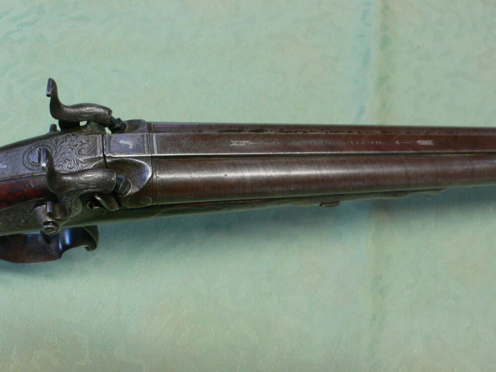 A.W. Edel Leipzig double-barrel shotgun