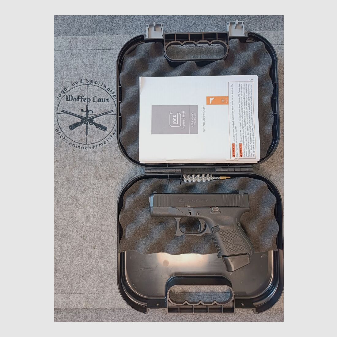 Glock Mod. 26 Gen.5 mit Custom Griffstück neuwertig!