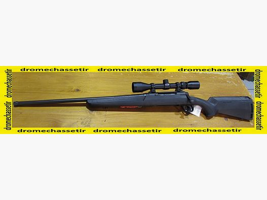 Savage AXIS speciaal linkshandig, kal. 30-06, met Bushnell 3-9×40 richtkijker, synthetisch