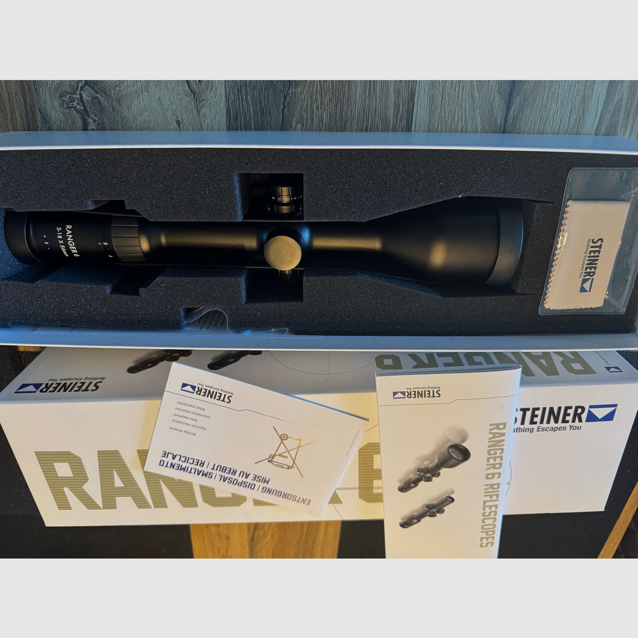 Steiner Ranger 6 3-18x56 Nie Montiert, wie neu!