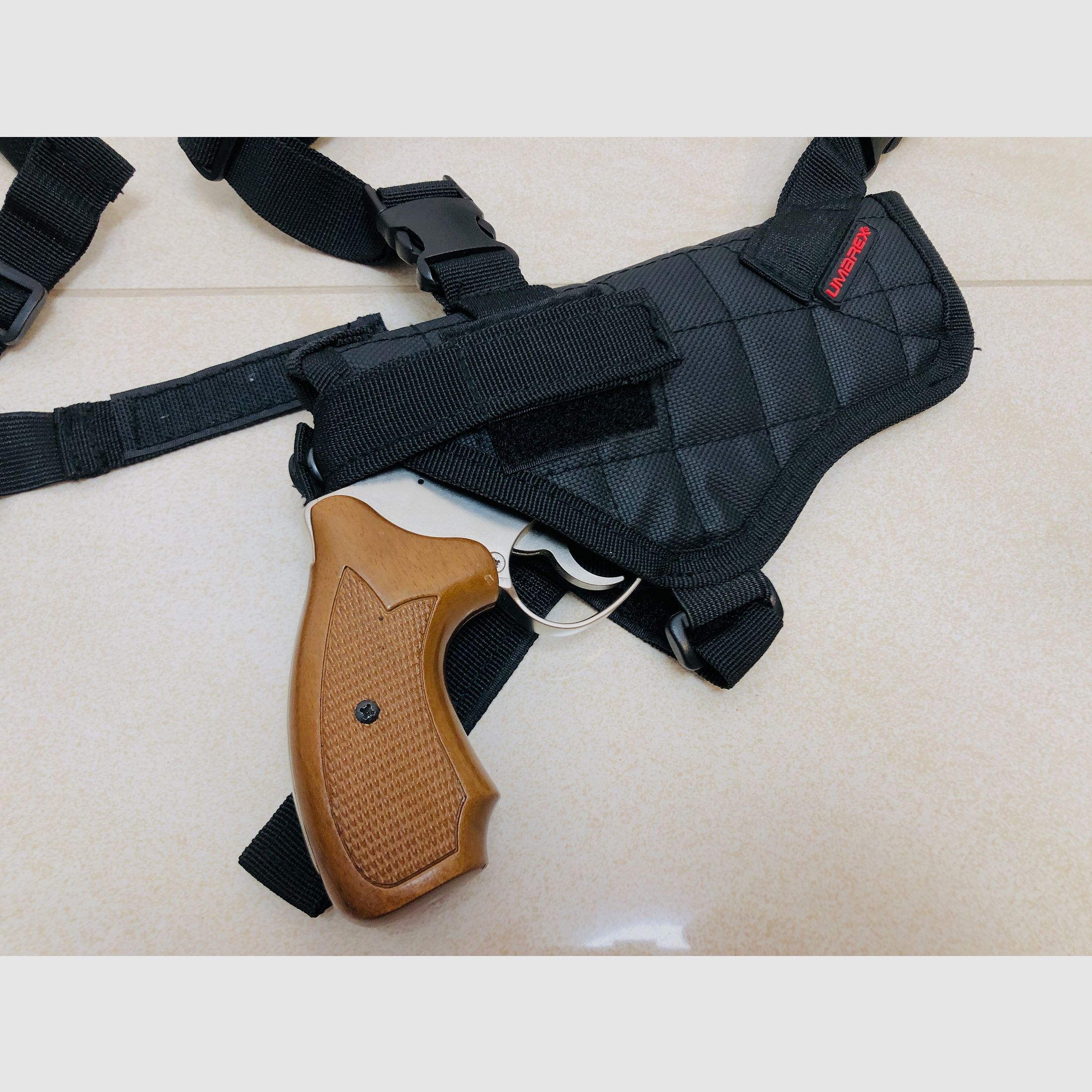 ••• Holster - Lot / 4x Cordura - Pistol holster •••