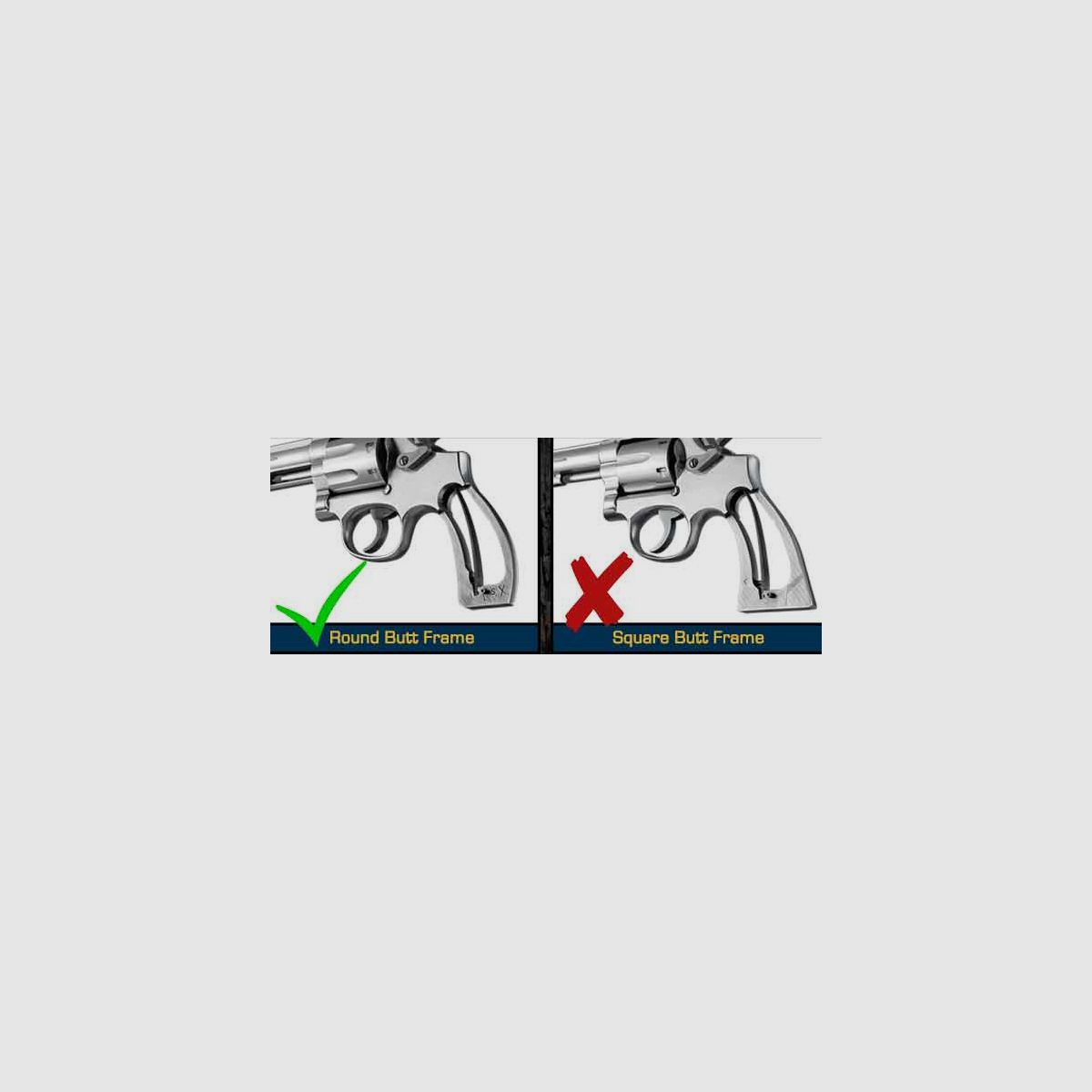 Gummigriff für S&W Revolver K/L Rahmen R.B.