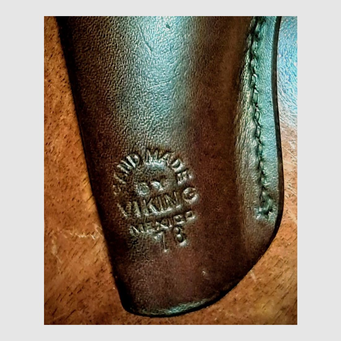 Revolverholster / Neu / Viking # 78 / aus dickem Leder