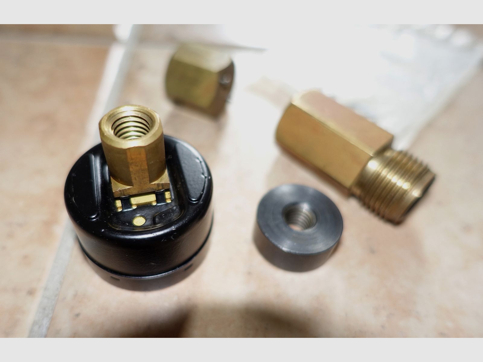 Manomètre Hämmerli + Adaptateur etc.