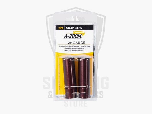 A-Zoom cal. 16 snap caps cartucce inerti 2 pezzi rosse
