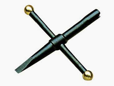 Chiave a croce 5mm con cacciavite speciale per revolver