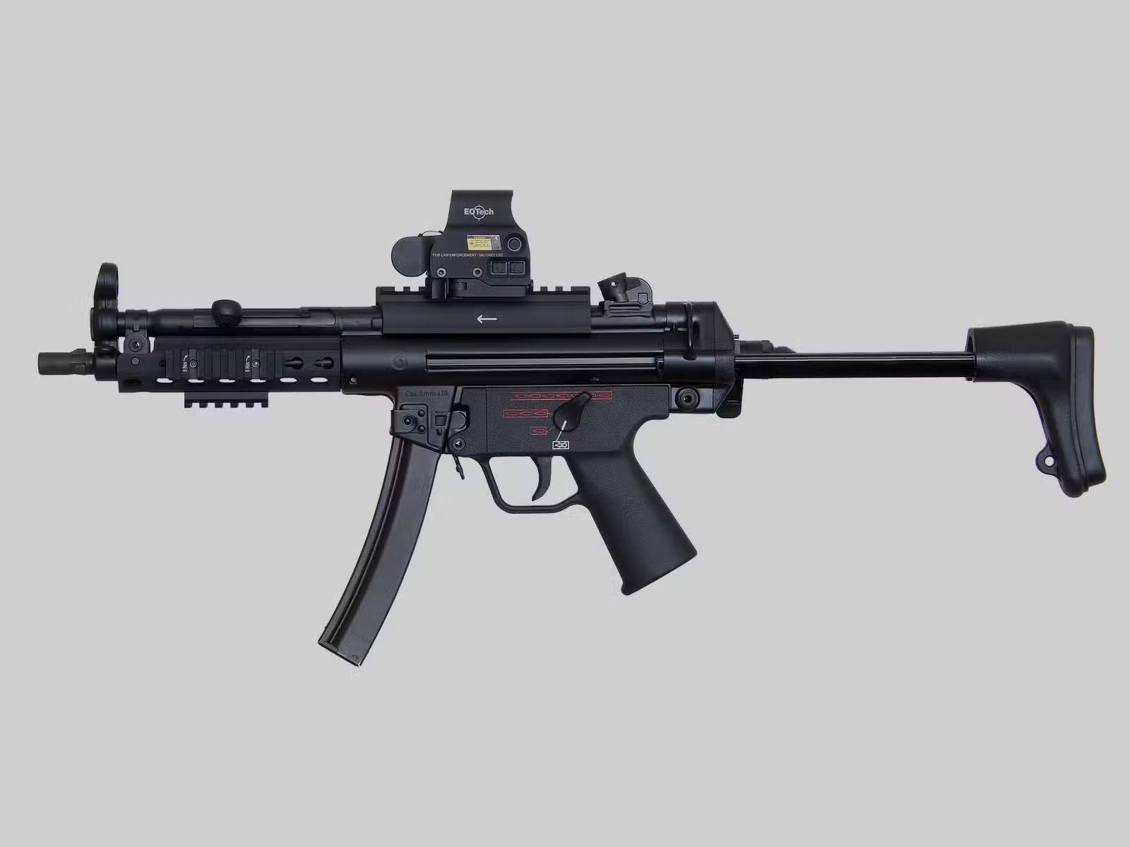 HK MP5 SP5 montaje óptico Picatinny - NUEVO - Heckler & Koch MP5k SP5k HK94 B&T BT96 MKE T94 SAR M41/05 G3 Mr223 Mr308