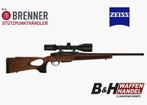 Brenner Komplettpaket: Brenner BR 20 Lochschaft mit Zeiss V6 2.5-15x56 BR20