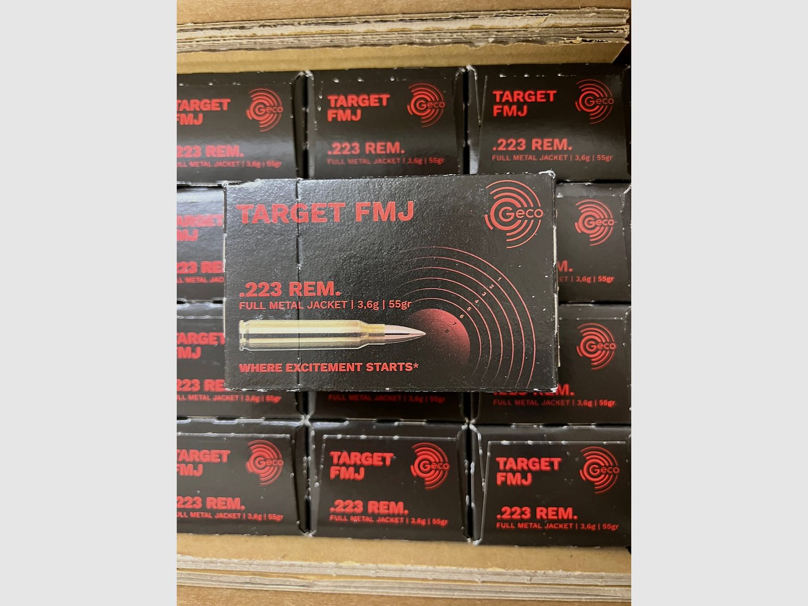 GECO Target .223 Rem. Vlm Target 3,6g/55grs.