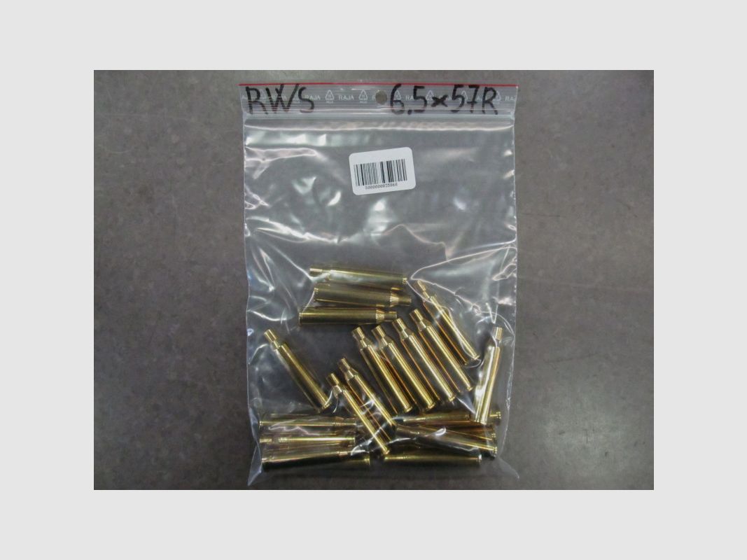 RWS CARTUCHOS Cal. 6,5X57R QT 20