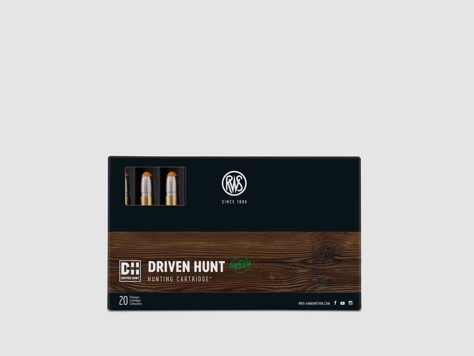 RWS .300WinMag DrivenHunt 10,7 Bleifreie Büchsenpatronen